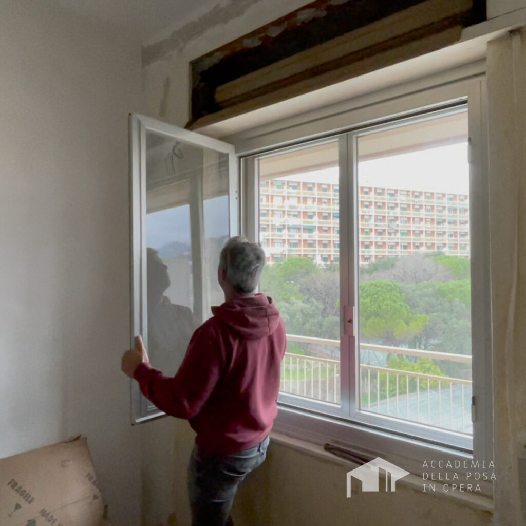 come smontare infisso in alluminio